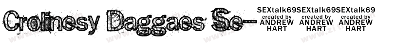Crolinesy Daggaes Se字体转换